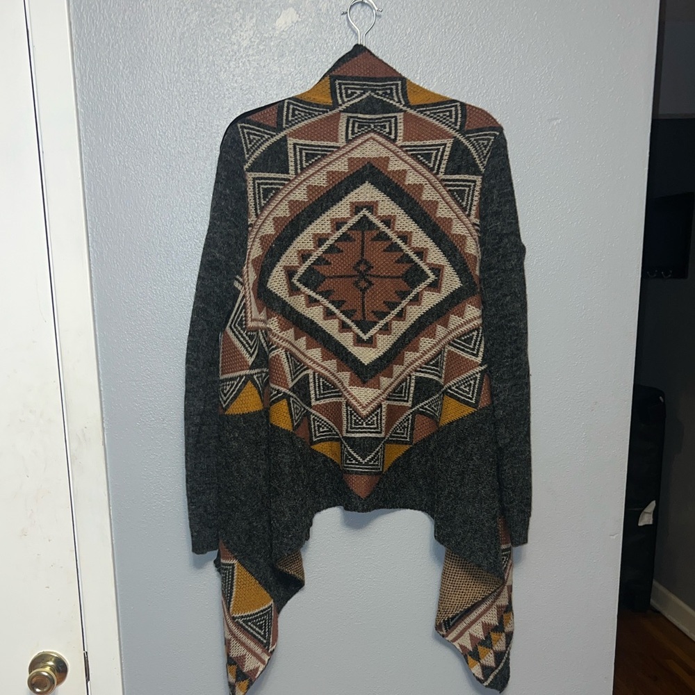 Debut Multicolor Geometric Cardigan